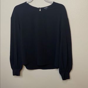 Black long sleeve Express Blouse